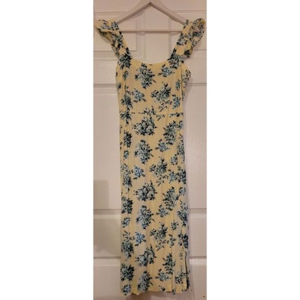 Loft Floral Maix‎ Floral Dress Sz S , Front Slit
